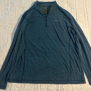 Orvis Blue Quarter-Zip Pullover